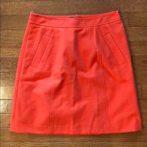 Red Ann Taylor Petite Skirt